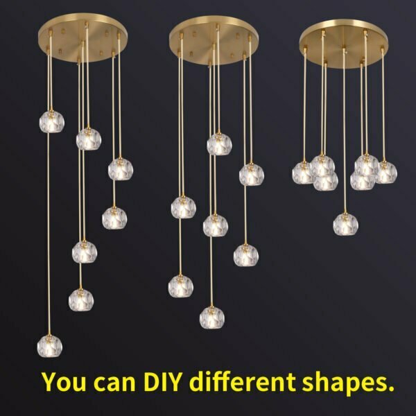 cluster chandelier DIY Shape