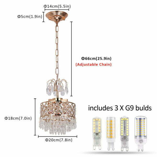 crystal chandelier lamp bulb