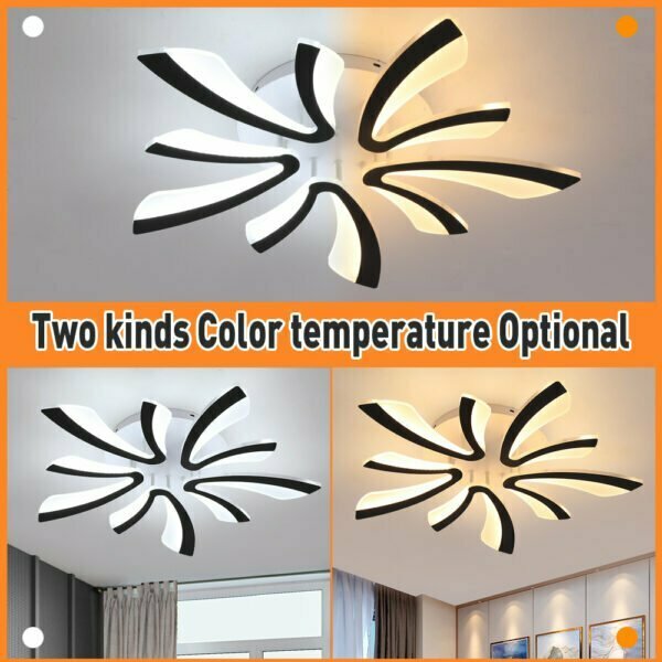 dimmable led ceiling lights color option