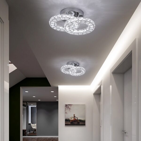 hallway led circle light ceiling
