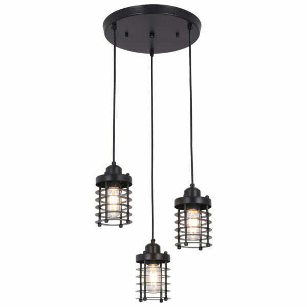 industrial cage pendant light