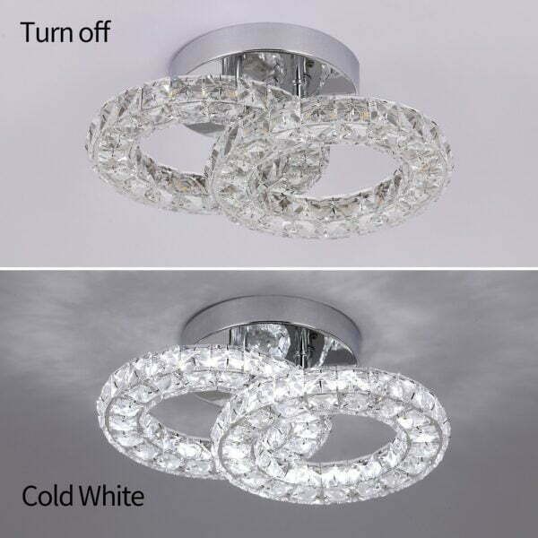 led circle light ceiling white light
