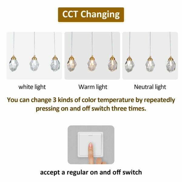 linear bar pendant light CCT