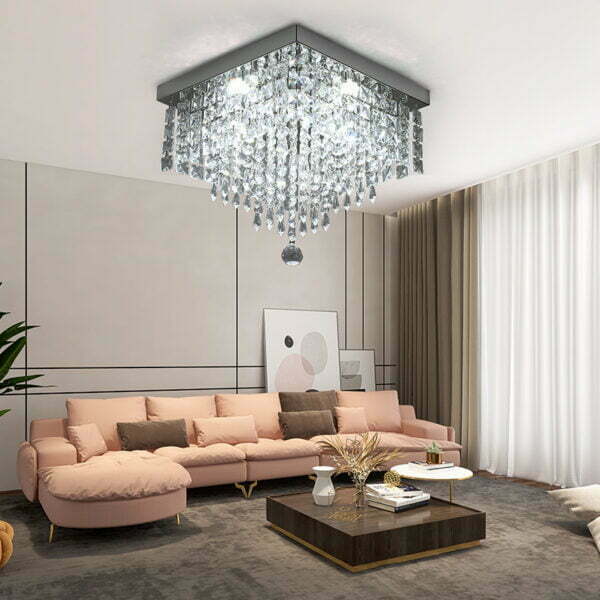 living room square flush mount ceiling light