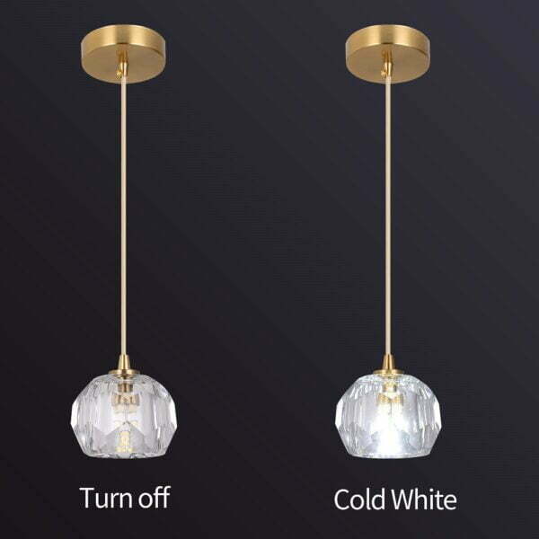 over table pendant light cold white