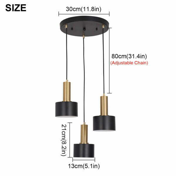 pendant lights over dining table size
