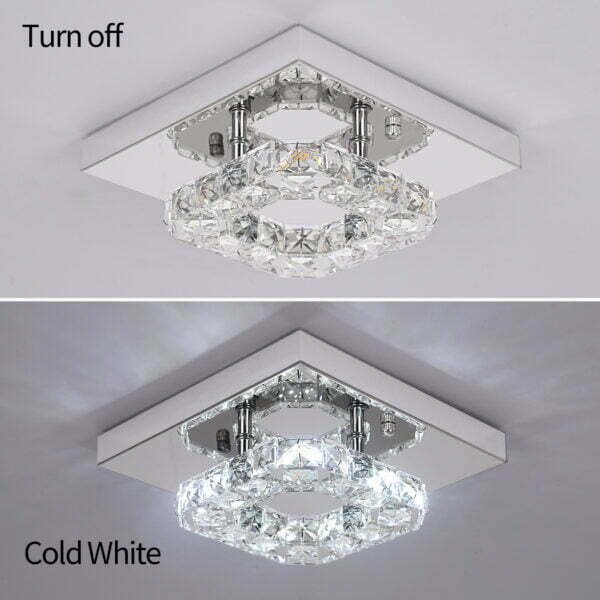 small ceiling light fixtures white light