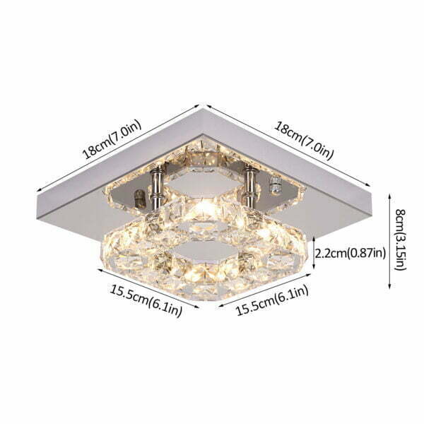 small warm ceiling light fixtures size