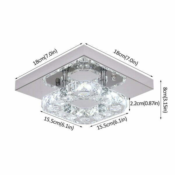 small white ceiling light fixtures size