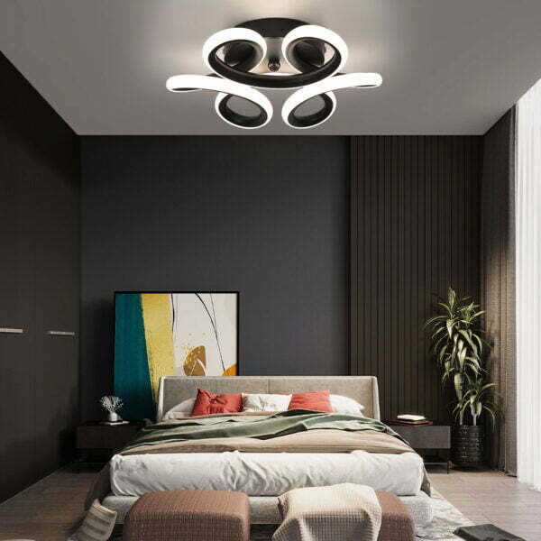 black ceiling lamp