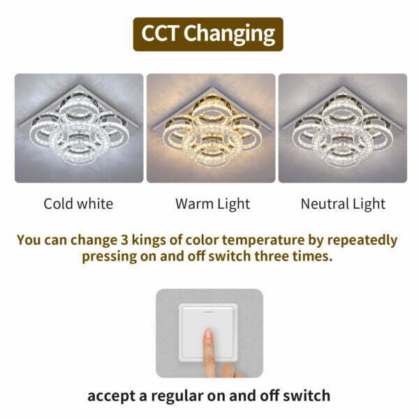 chrome ceiling lights CCT