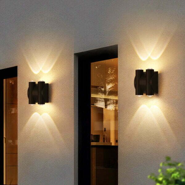 modern led outdoor wall lights