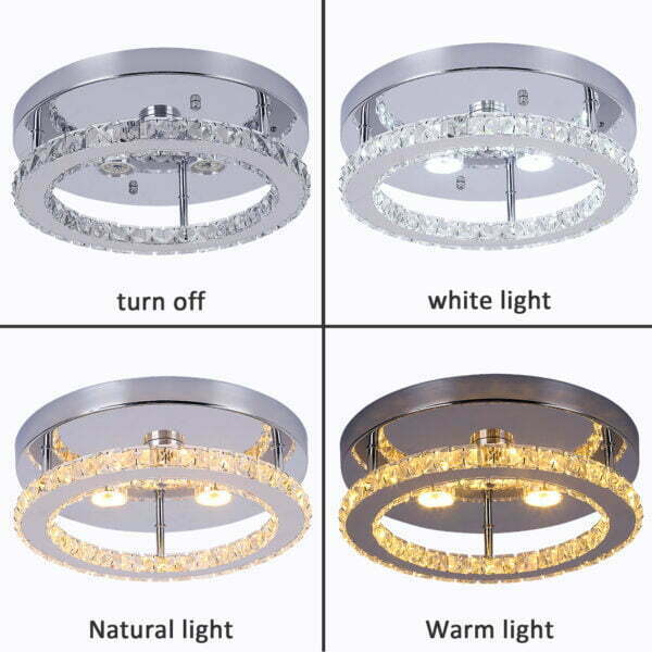 round ceiling light color