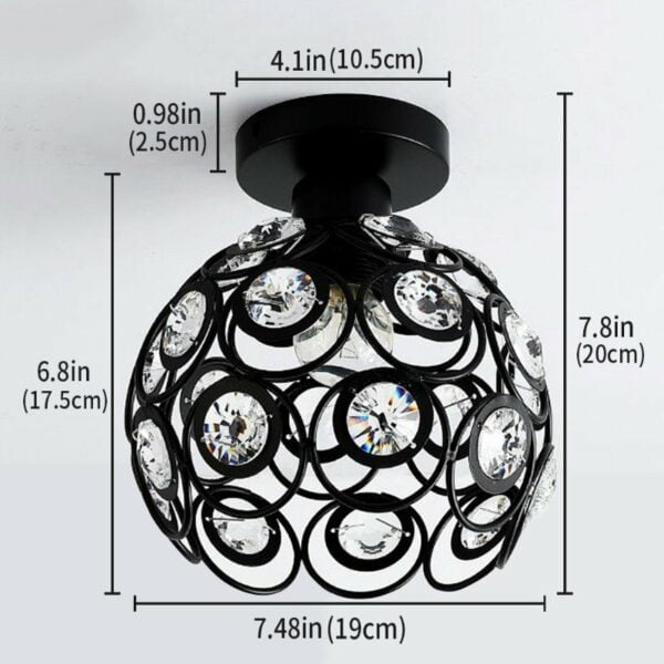 warm white ceiling light size