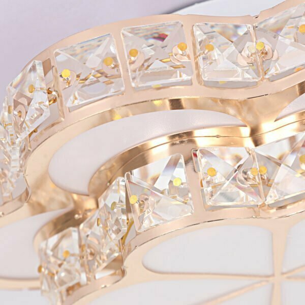 warm white crystal led ceiling lights