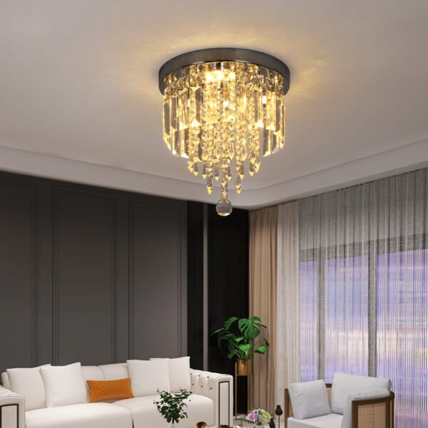 warm chrome led ceiling lights for living room