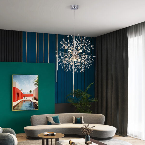 firework pendant light for living room