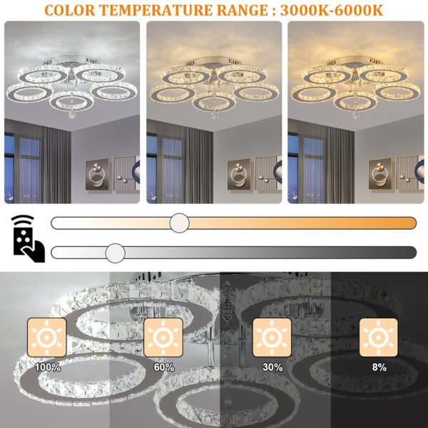 modern ceiling lamps brightness adjust