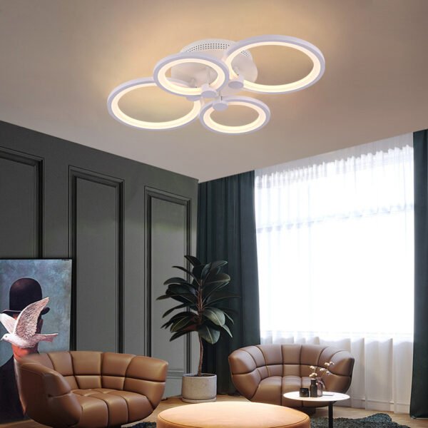 modern circular led ceiling light for living room