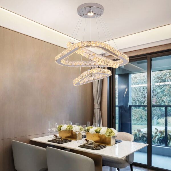 triangle pendant light for dining table