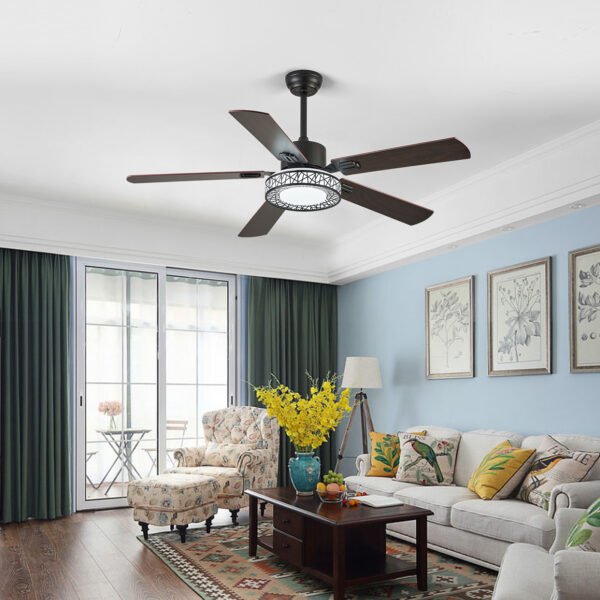 living room 52 inch ceiling fan with light