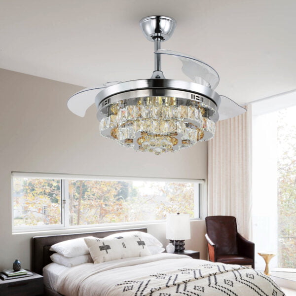 bedroom ceiling fan chandelier