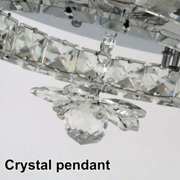 ceiling fan light fixtures crystal