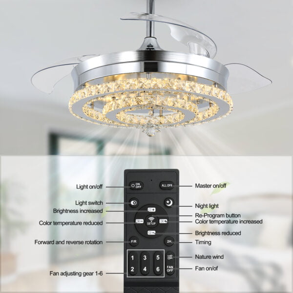 remote control ceiling fan light fixtures