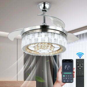 ceiling fans with lights and remote control