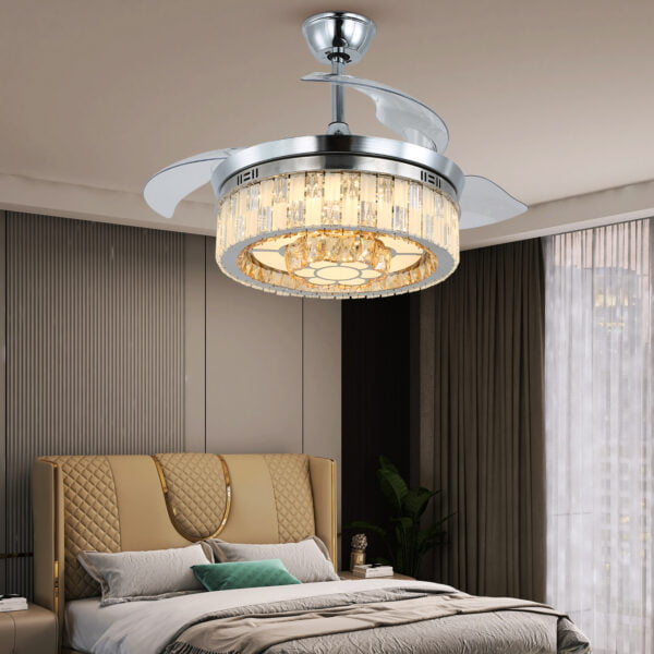 bedroom ceiling fans with lights and remote control
