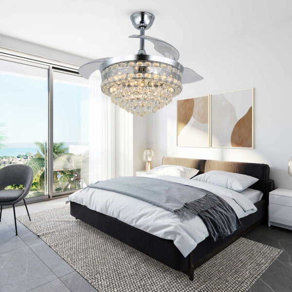 bed room luxury ceiling fans with lights