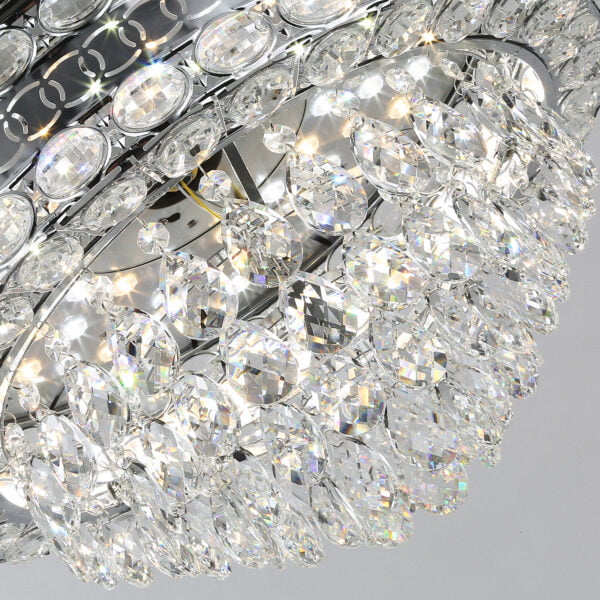 luxury ceiling fans with lights crystal